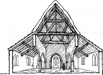 Thirteenth Century Norman Interior- Friends of Old Barmpton Church